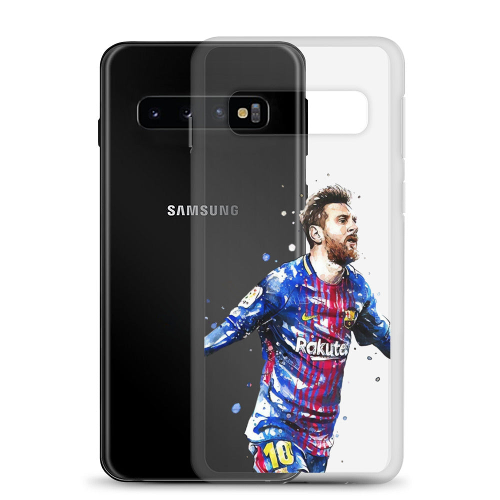 Lionel Messi Barca Vintage Clear Case for Samsung®