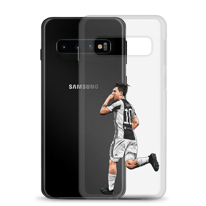 Dybala Mask Juve Clear Case for Samsung®