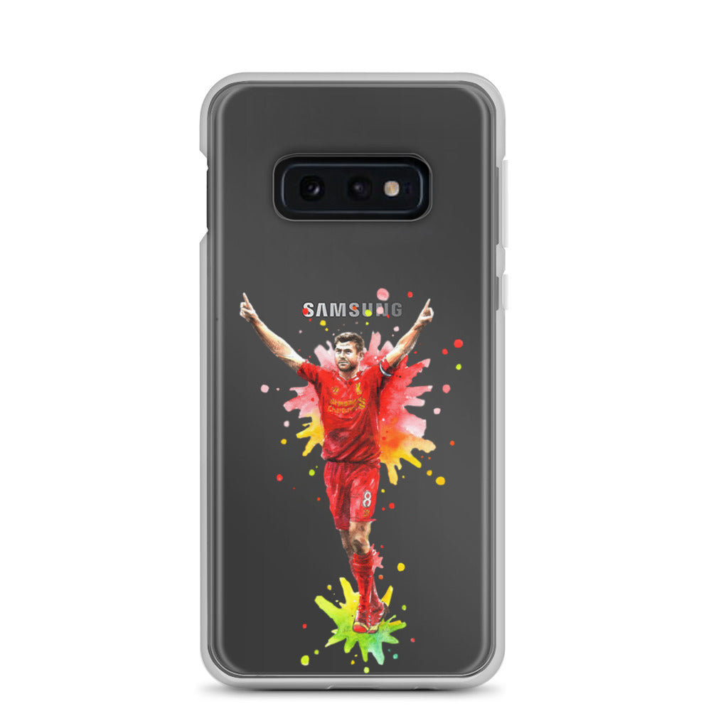 Liverpool Steven Gerrard Vintage Clear Case for Samsung® - The 90+ Minute