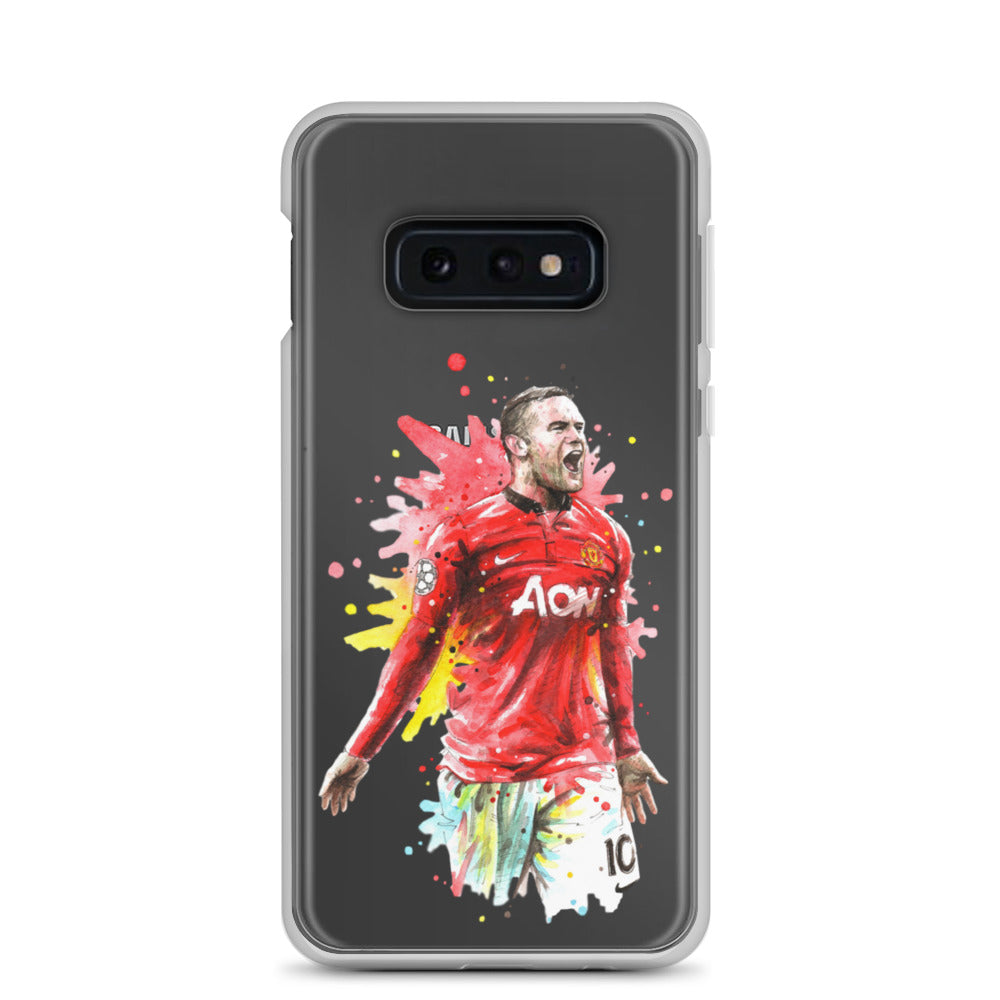 Manchester United Wayne Rooney Vintage Clear Case for Samsung® - The 90+ Minute