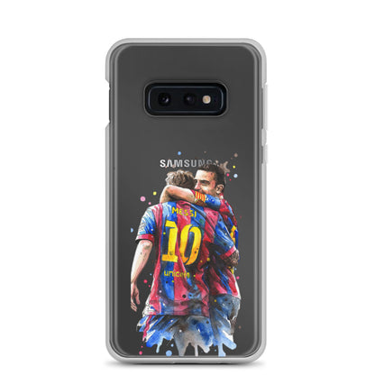Messi & Xavi Barcelona days Clear Case for Samsung®