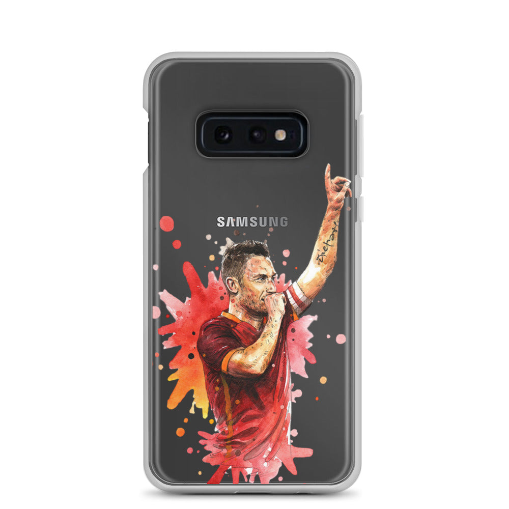 AS Roma Totti Eterno Vintage Clear Case for Samsung®