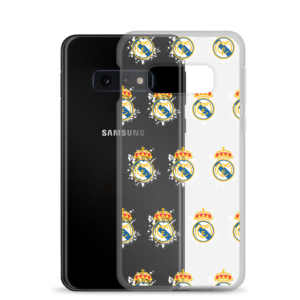 Real Madrid splash Logo Clear Case for Samsung® - The 90+ Minute