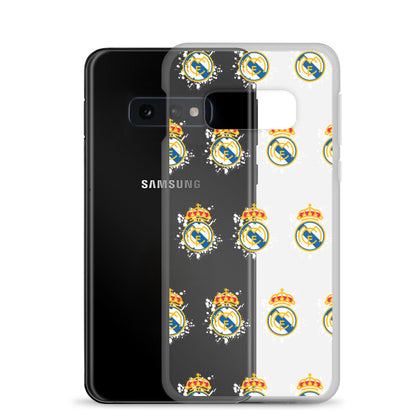 Real Madrid splash Logo Clear Case for Samsung® - The 90+ Minute