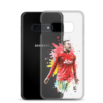 Manchester United Wayne Rooney Vintage Clear Case for Samsung® - The 90+ Minute
