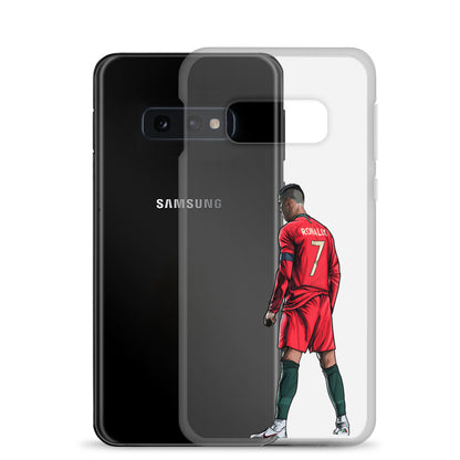 CR7 Free Kick Pose Portugal Clear Case for Samsung® - The 90+ Minute