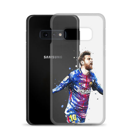 Lionel Messi Barca Vintage Clear Case for Samsung®