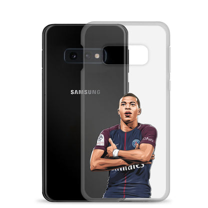 Mbappe Goal Celebration Clear Case for Samsung®
