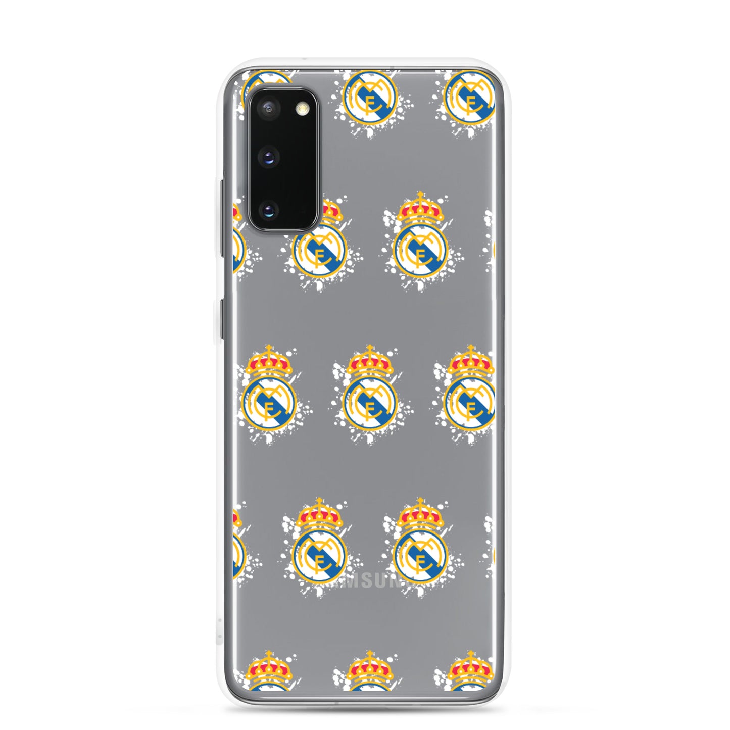 Real Madrid splash Logo Clear Case for Samsung® - The 90+ Minute