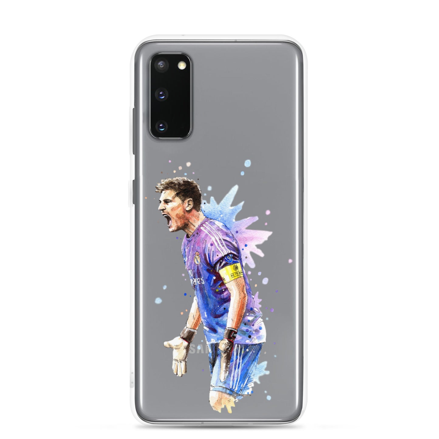 Real Madrid Legend Casillas Vintage Clear Case for Samsung® - The 90+ Minute