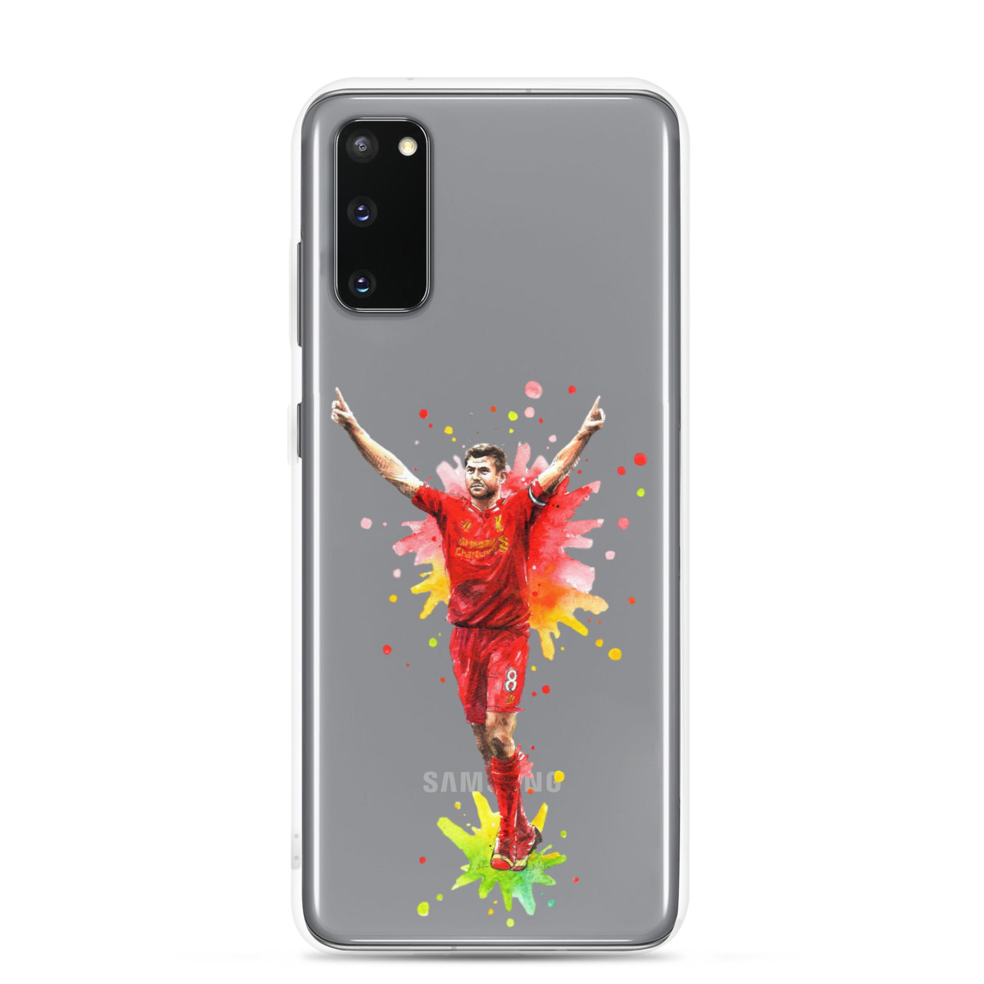 Liverpool Steven Gerrard Vintage Clear Case for Samsung® - The 90+ Minute