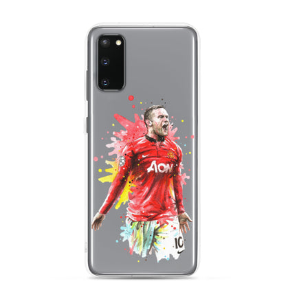 Manchester United Wayne Rooney Vintage Clear Case for Samsung® - The 90+ Minute