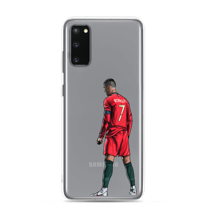 CR7 Free Kick Pose Portugal Clear Case for Samsung® - The 90+ Minute