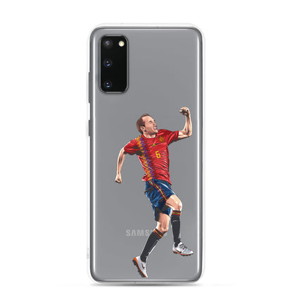 Celebrating Goal Iniesta Spain Clear Case for Samsung® - The 90+ Minute