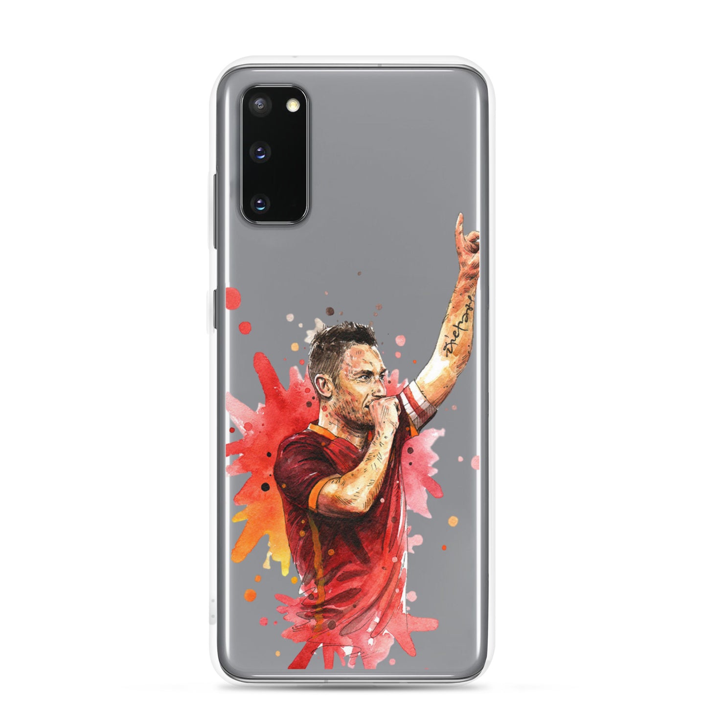 AS Roma Totti Eterno Vintage Clear Case for Samsung®