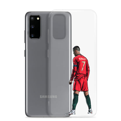 CR7 Free Kick Pose Portugal Clear Case for Samsung® - The 90+ Minute