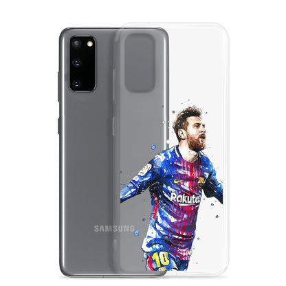 Lionel Messi Barca Vintage Clear Case for Samsung®