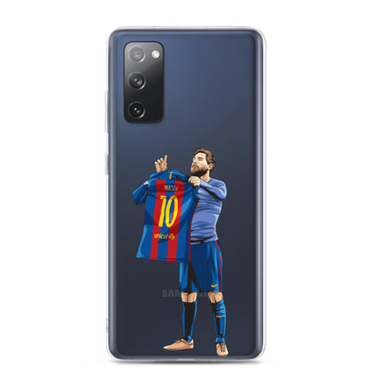 El Clasico Iconic Messi Celebration Clear Case for Samsung® - The 90+ Minute
