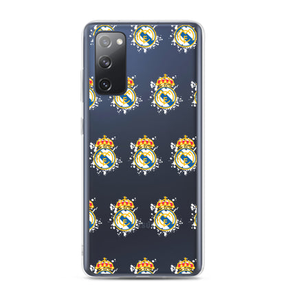Real Madrid splash Logo Clear Case for Samsung® - The 90+ Minute