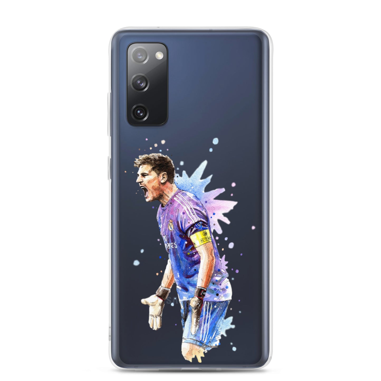 Real Madrid Legend Casillas Vintage Clear Case for Samsung® - The 90+ Minute