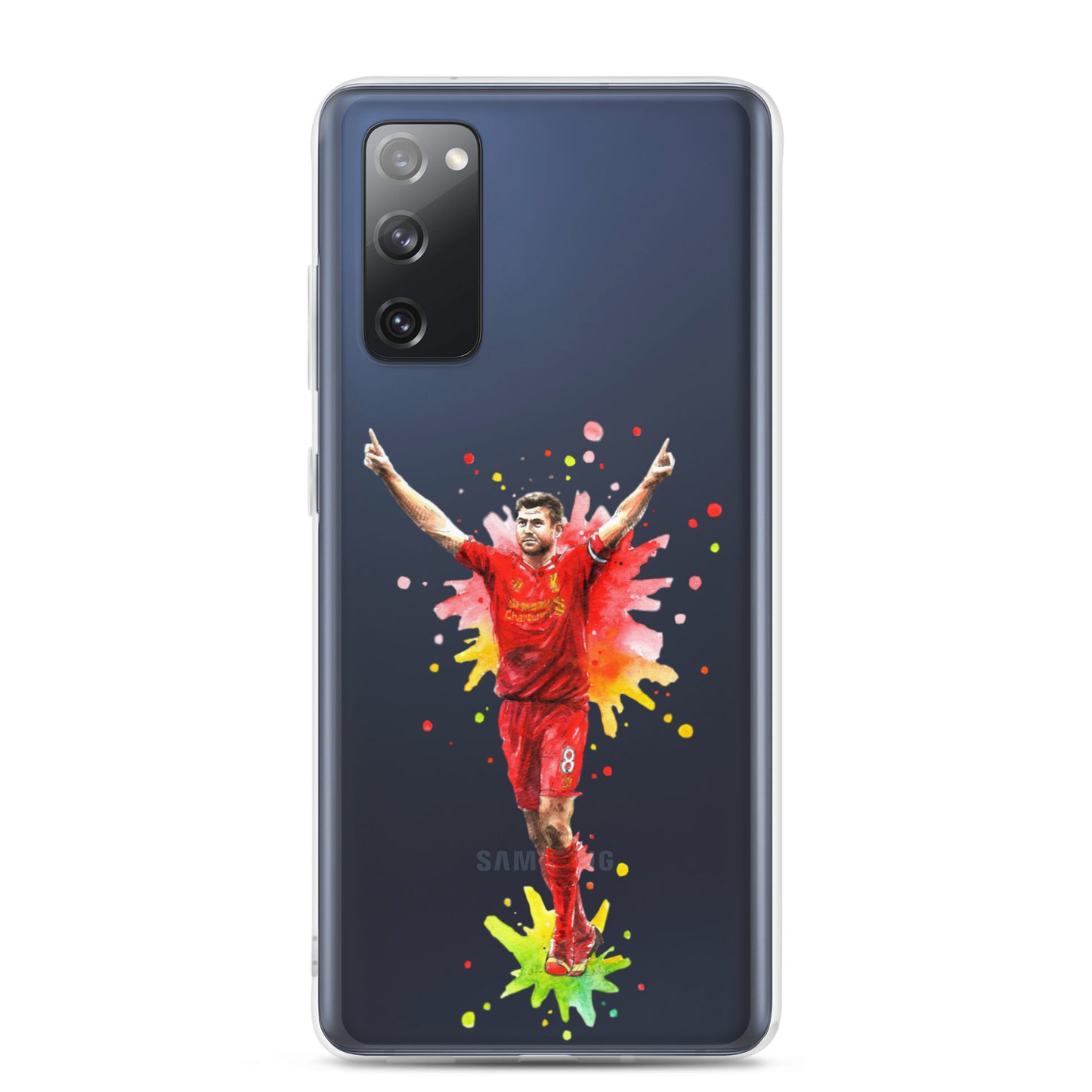 Liverpool Steven Gerrard Vintage Clear Case for Samsung® - The 90+ Minute