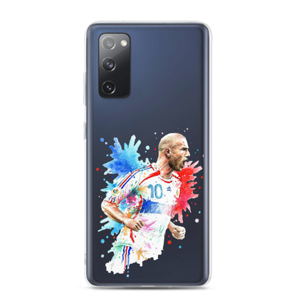 France Zinadine Zidane "Zizou" Vintage Clear Case for Samsung® - The 90+ Minute
