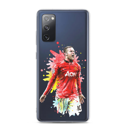 Manchester United Wayne Rooney Vintage Clear Case for Samsung® - The 90+ Minute