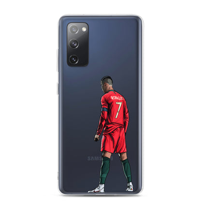 CR7 Free Kick Pose Portugal Clear Case for Samsung® - The 90+ Minute