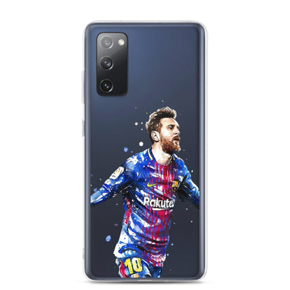 Lionel Messi Barca Vintage Clear Case for Samsung®