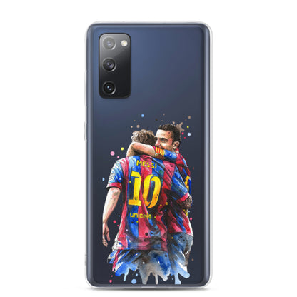 Messi & Xavi Barcelona days Clear Case for Samsung®