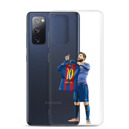 El Clasico Iconic Messi Celebration Clear Case for Samsung® - The 90+ Minute