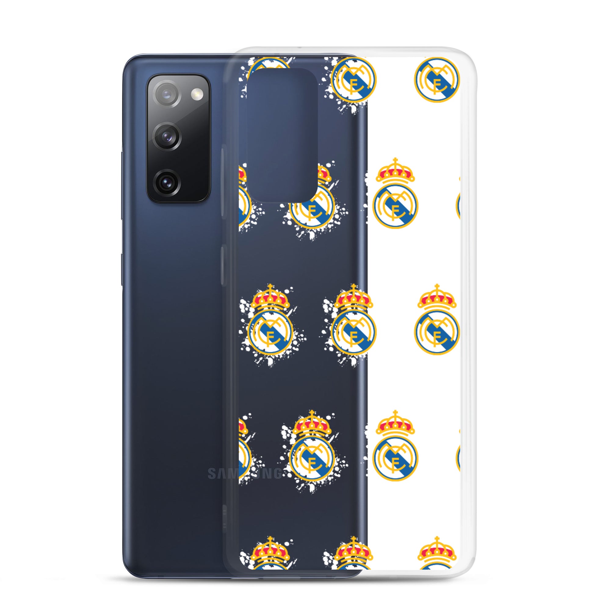 Real Madrid splash Logo Clear Case for Samsung® - The 90+ Minute