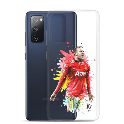 Manchester United Wayne Rooney Vintage Clear Case for Samsung® - The 90+ Minute