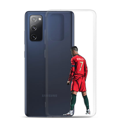 CR7 Free Kick Pose Portugal Clear Case for Samsung® - The 90+ Minute