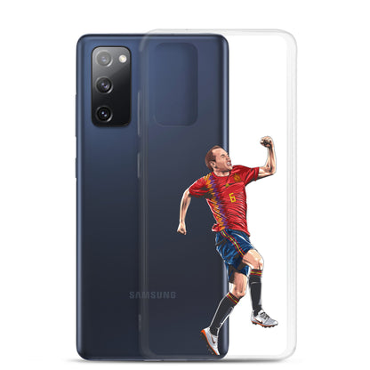 Celebrating Goal Iniesta Spain Clear Case for Samsung® - The 90+ Minute