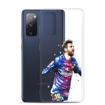 Lionel Messi Barca Vintage Clear Case for Samsung®