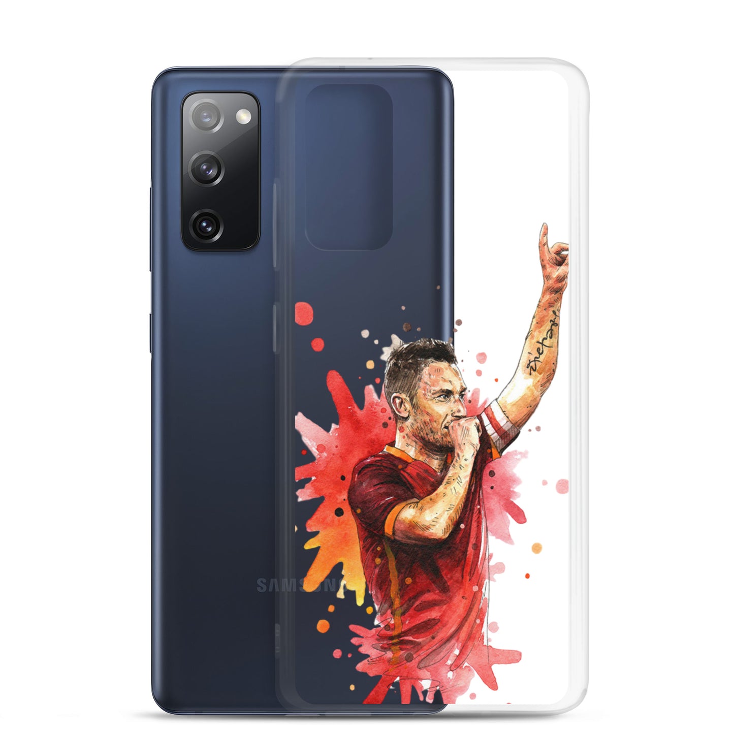 AS Roma Totti Eterno Vintage Clear Case for Samsung®