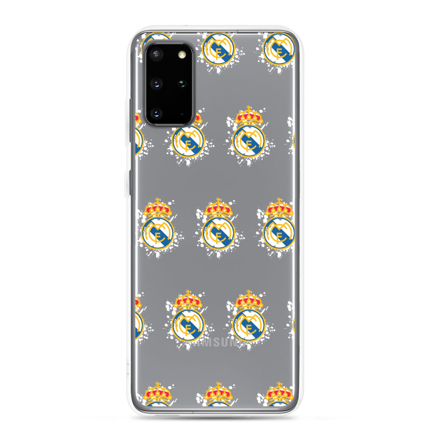 Real Madrid splash Logo Clear Case for Samsung® - The 90+ Minute