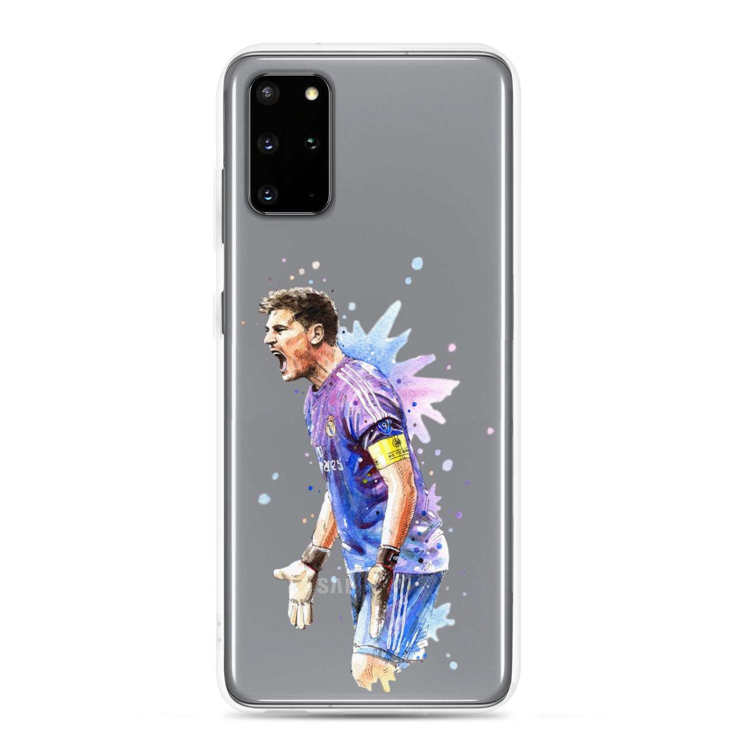 Real Madrid Legend Casillas Vintage Clear Case for Samsung® - The 90+ Minute