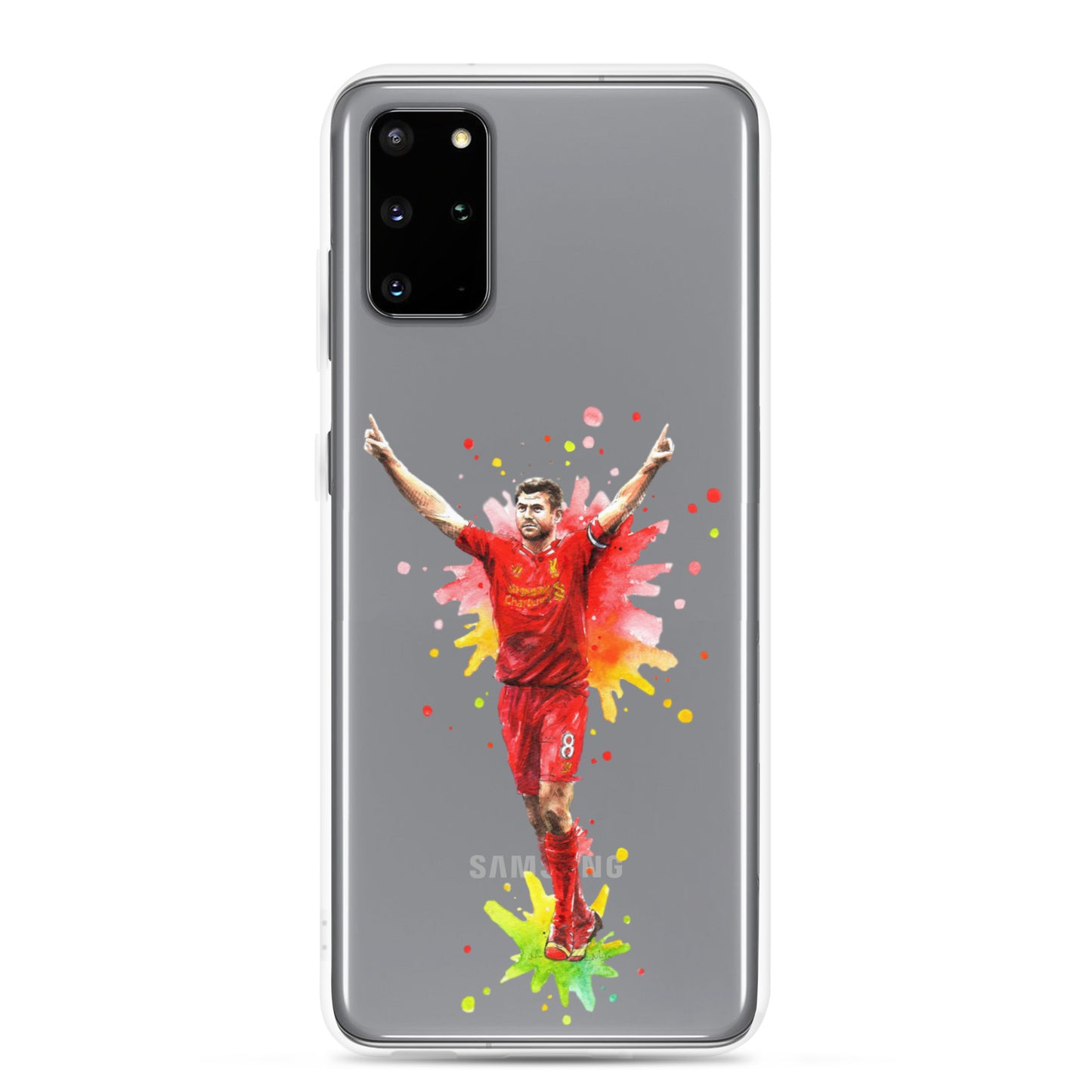 Liverpool Steven Gerrard Vintage Clear Case for Samsung® - The 90+ Minute