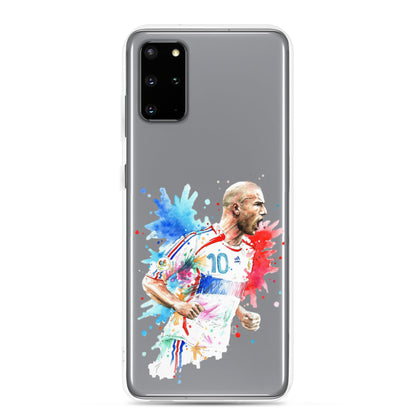France Zinadine Zidane "Zizou" Vintage Clear Case for Samsung® - The 90+ Minute