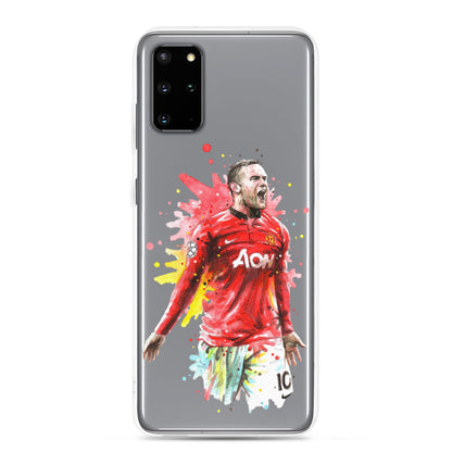 Manchester United Wayne Rooney Vintage Clear Case for Samsung® - The 90+ Minute