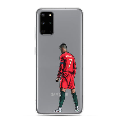 CR7 Free Kick Pose Portugal Clear Case for Samsung® - The 90+ Minute