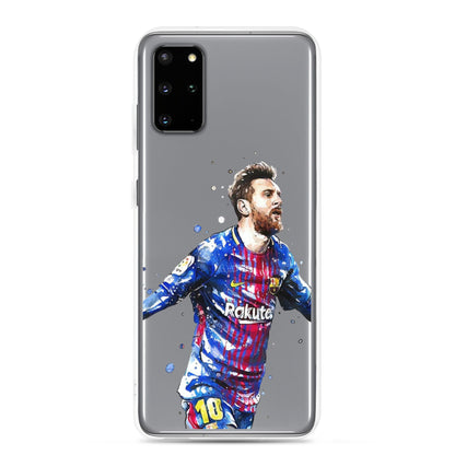 Lionel Messi Barca Vintage Clear Case for Samsung®