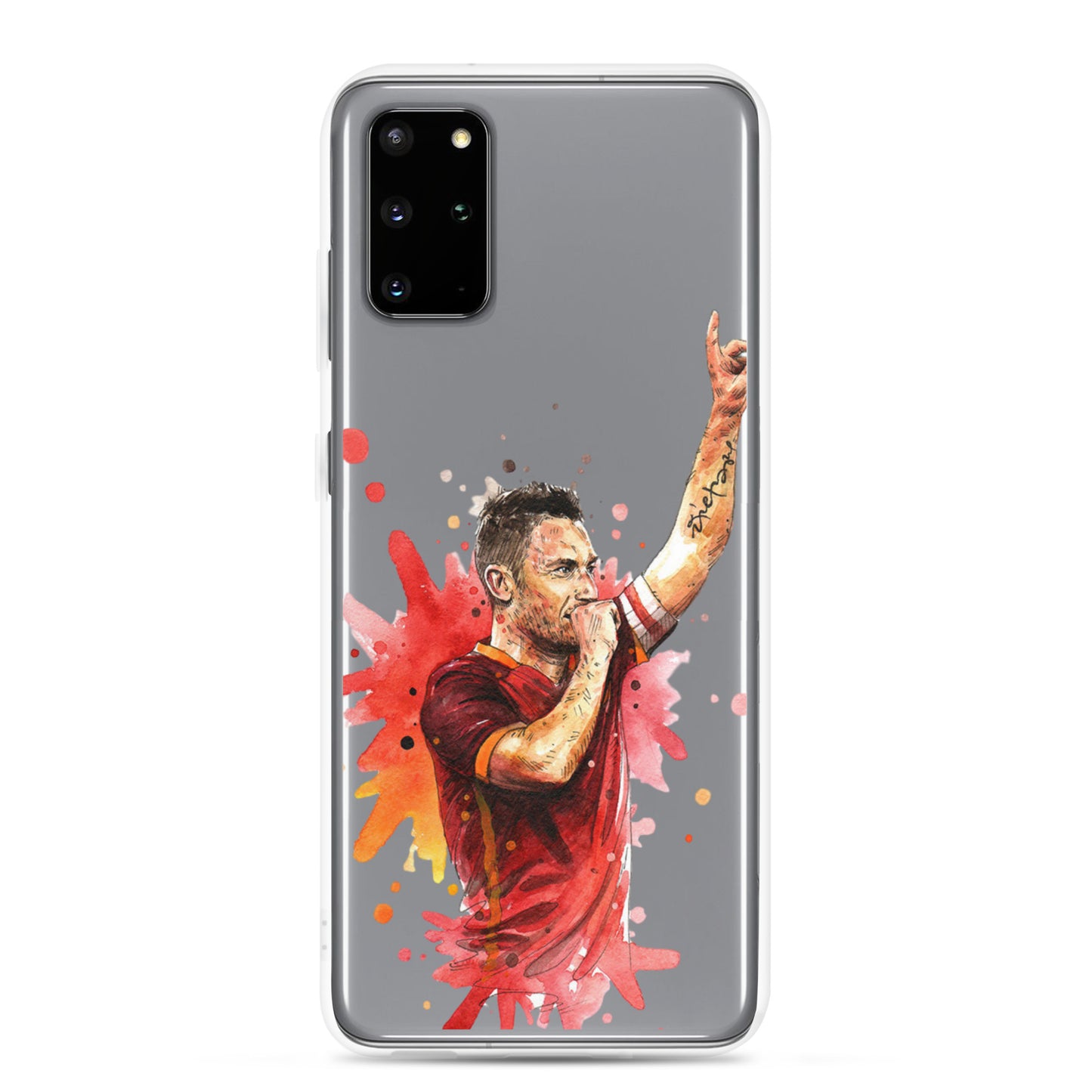 AS Roma Totti Eterno Vintage Clear Case for Samsung®