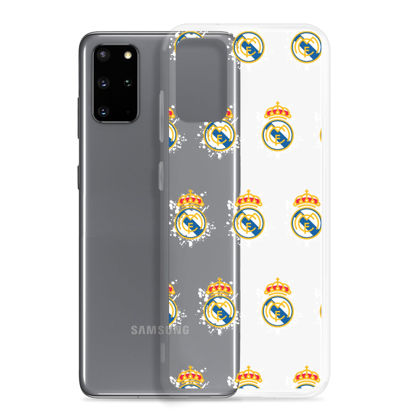 Real Madrid splash Logo Clear Case for Samsung® - The 90+ Minute