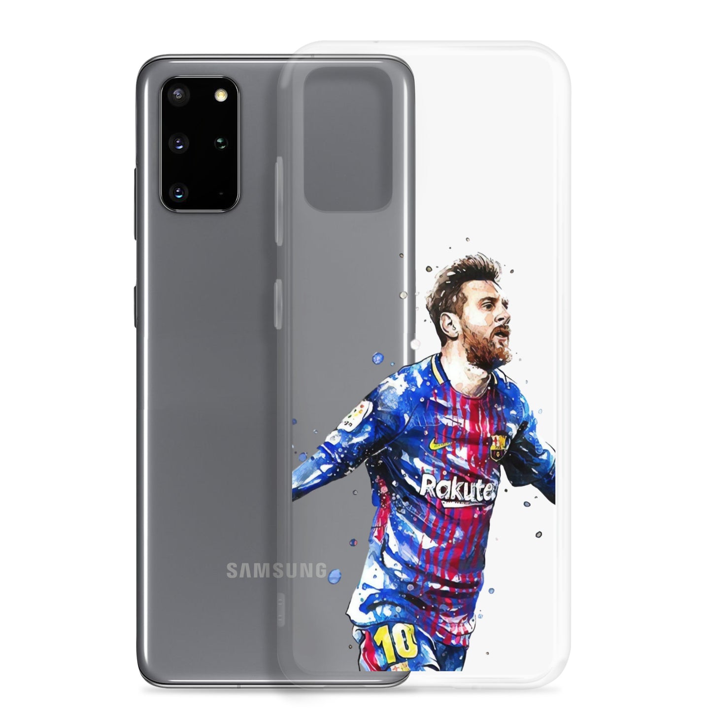 Lionel Messi Barca Vintage Clear Case for Samsung®