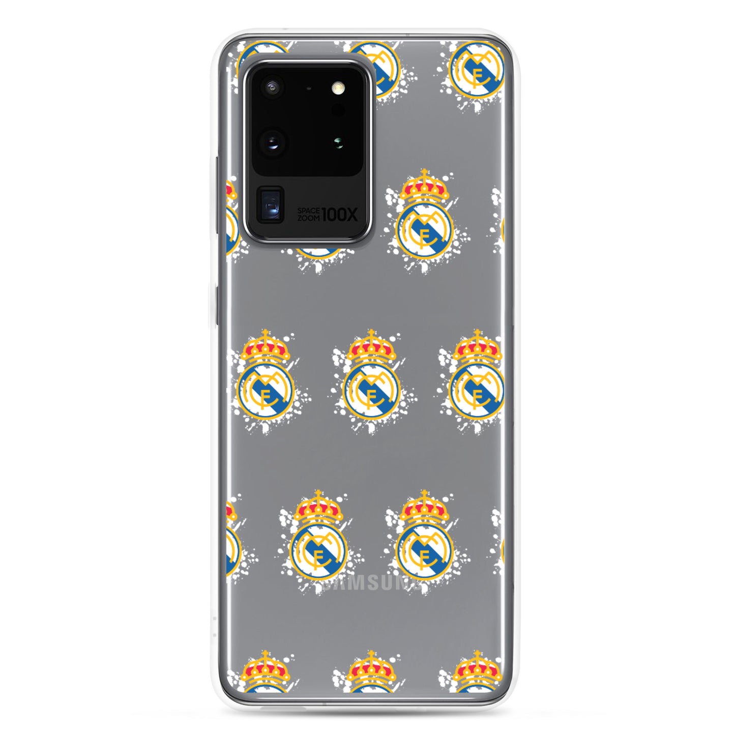 Real Madrid splash Logo Clear Case for Samsung® - The 90+ Minute