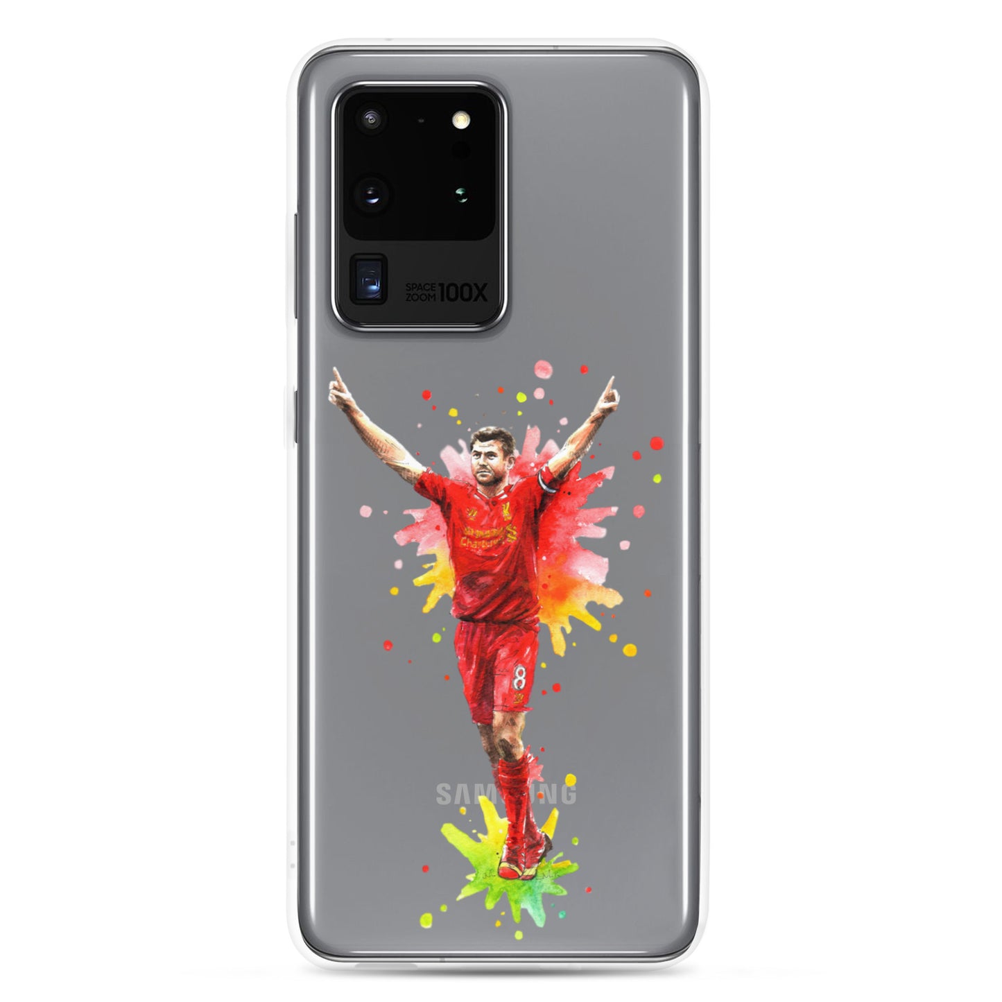 Liverpool Steven Gerrard Vintage Clear Case for Samsung® - The 90+ Minute