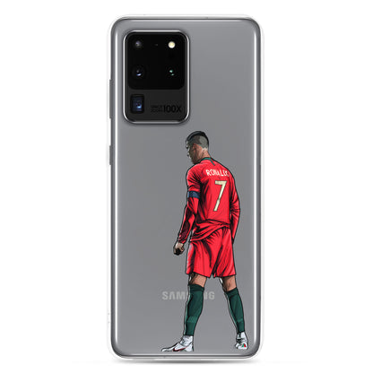 CR7 Free Kick Pose Portugal Clear Case for Samsung® - The 90+ Minute